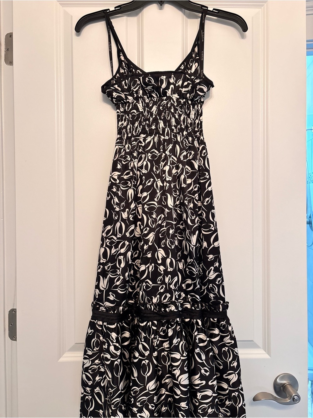 Bebe Black and White Floral Dress - Picture 2 of 3